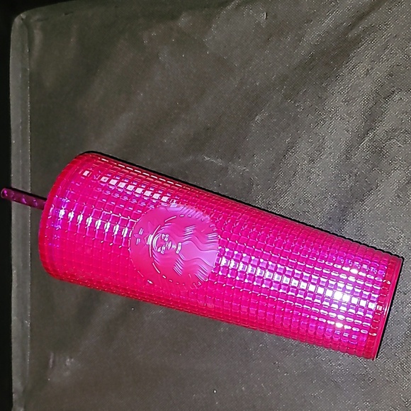 Starbucks Summer Iridescent Deep Magenta Grid Venti Tumbler 2024 Edition - Picture 3 of 10
